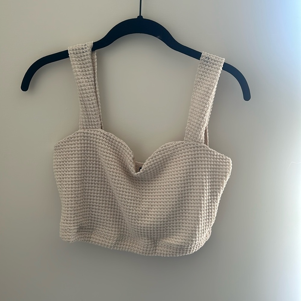Knitted Crop Top